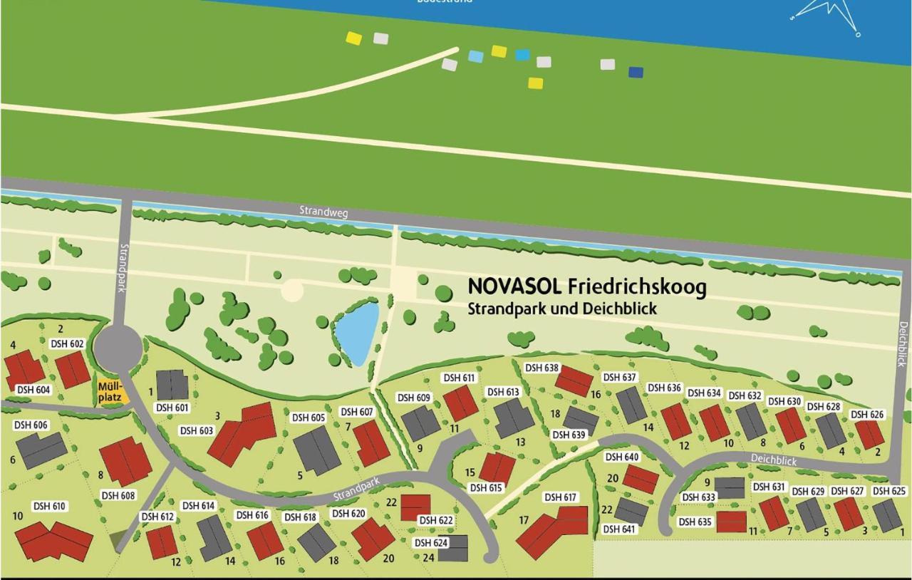 Friedrichskoog-Deichblick 1 Villa ภายนอก รูปภาพ